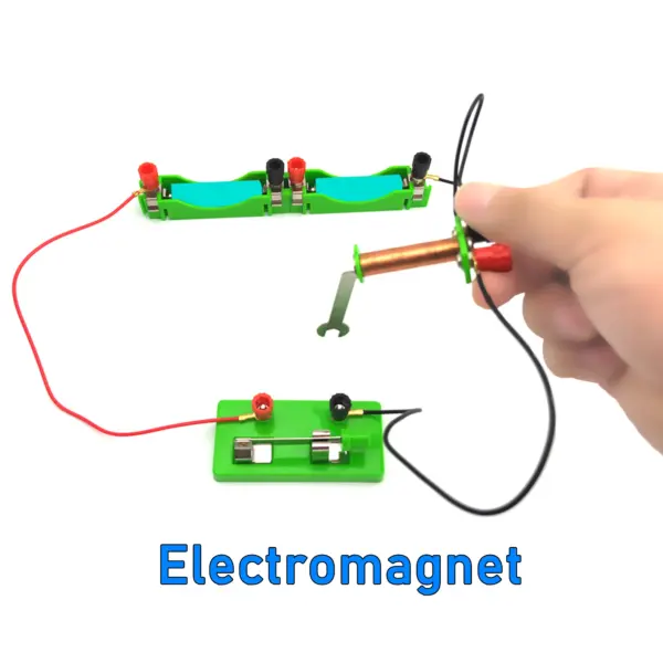 Electric circuit learning kit for kids - Interactive science experiment for STEM education.