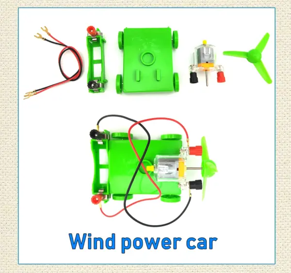 Electric circuit learning kit for kids - Interactive science experiment for STEM education.